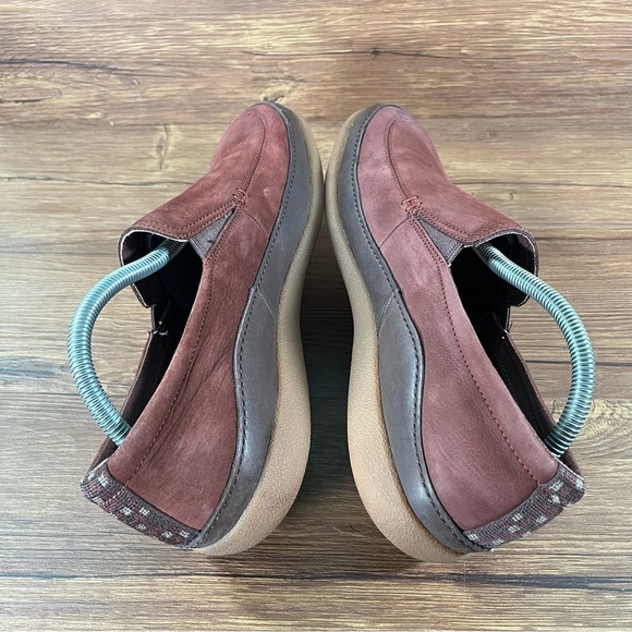 CHACO Montrose Red Leather Slip-On Loafers Shoes Men’s Size 9 - Picture 3 of 10